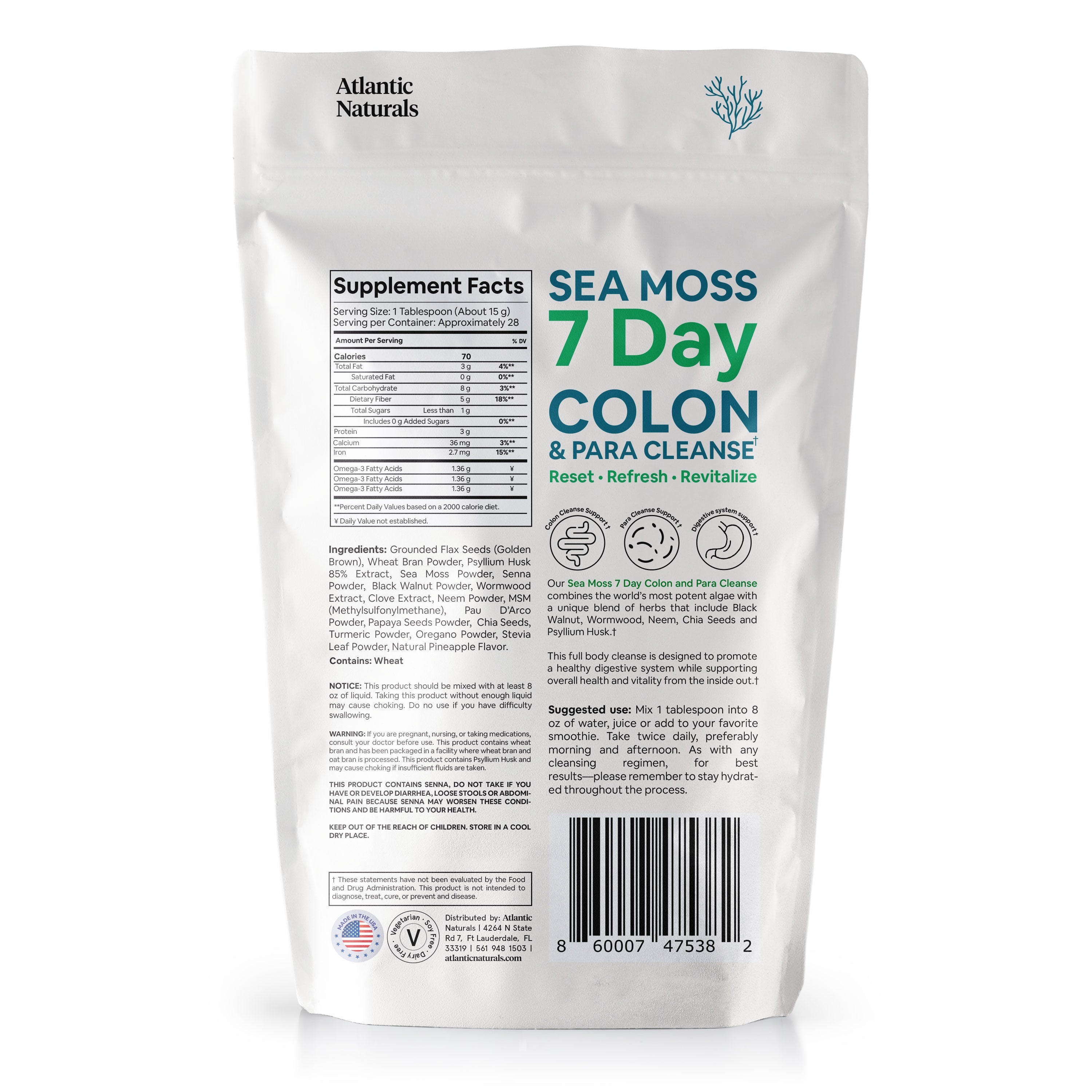 New Body Products 7-Day Colon Cleanse Kit – Capsule Formulation
